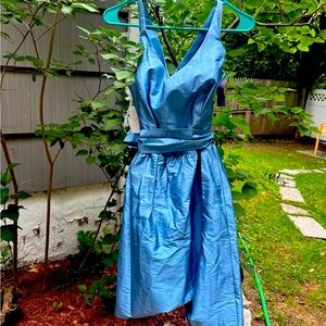 Purely Alfred Angelo French Blue Vintage Formal Wessing Guest Dress New 14